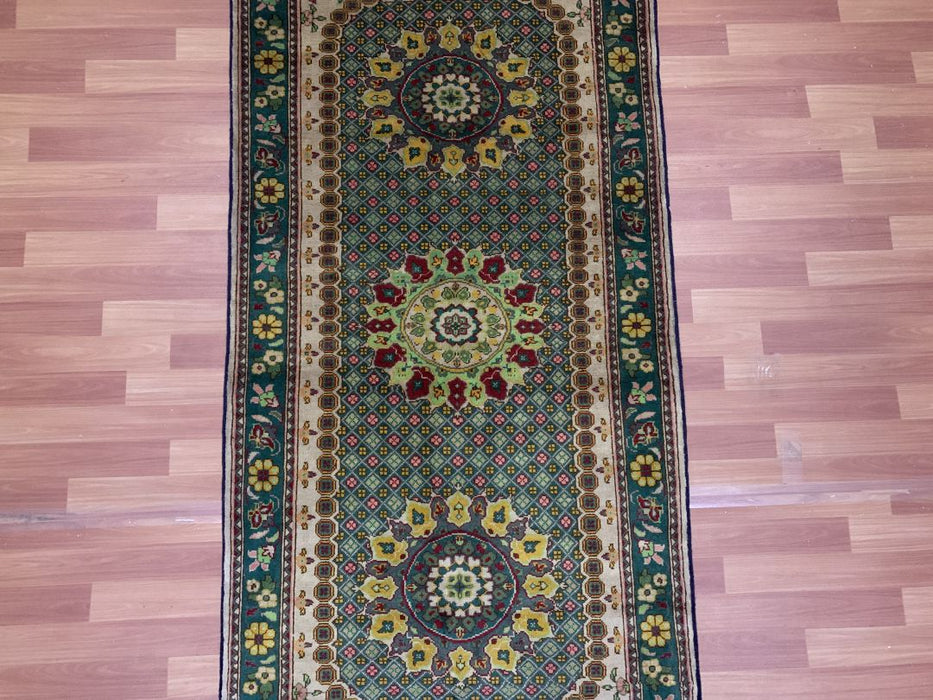 3' x 7' Ziegler Hand Knotted Runner 100% Wool Area rug