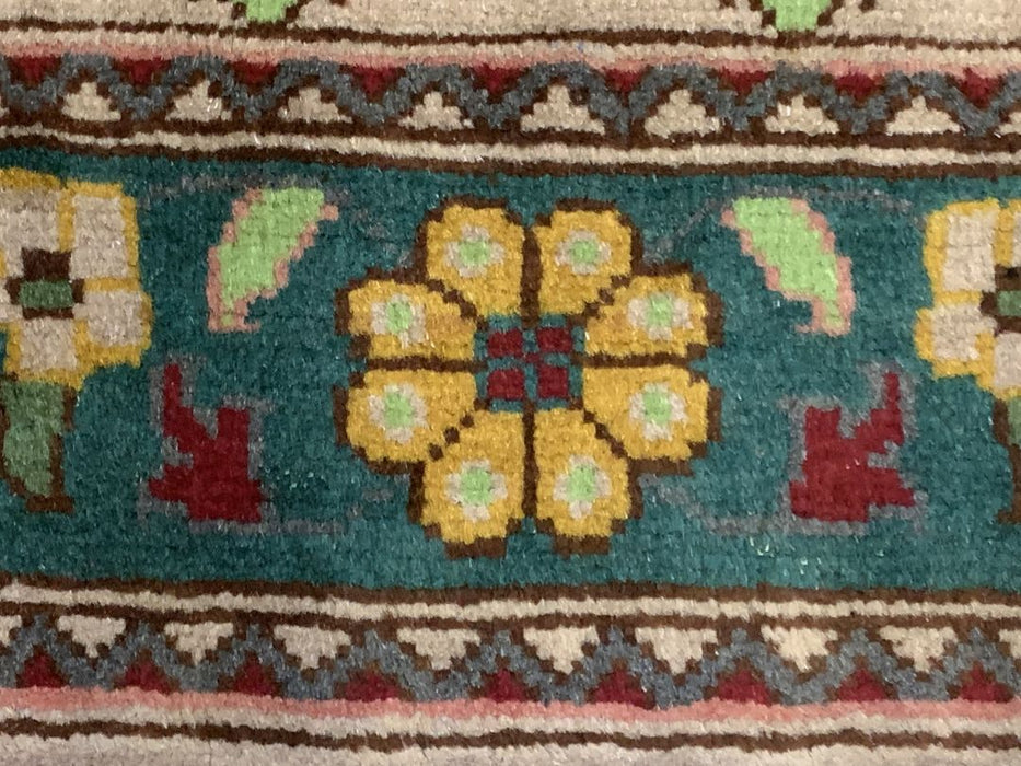 3' x 7' Ziegler Hand Knotted Runner 100% Wool Area rug