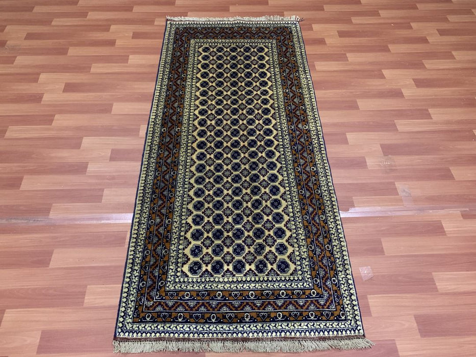 3' x 7' Persian Hand Knotted Runner 100% Wool Area rug