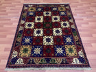5' x 7' Tribal Hand Knotted 100% Wool Area rug