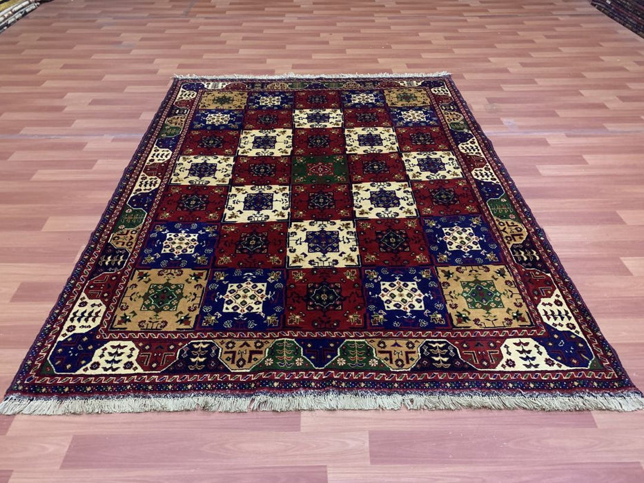 5' x 7' Tribal Hand Knotted 100% Wool Area rug