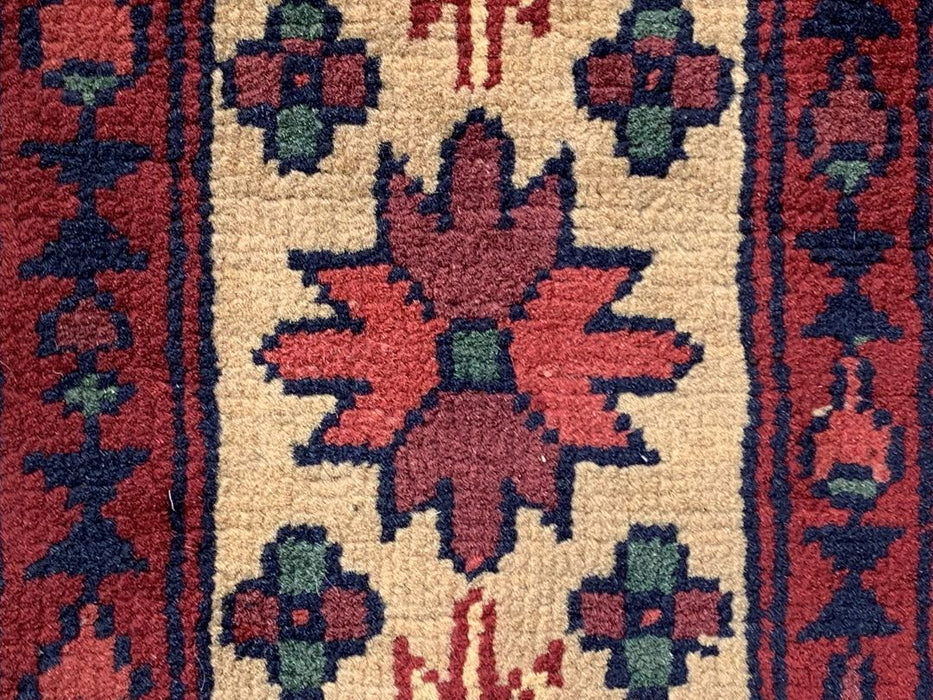 4'0X18'0" Hand Knotted Runner 100% Wool Area rug