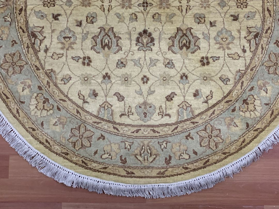 4'0" x 4'0" Ziegler Hand Knotted Round100% Wool Area rug