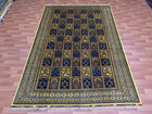 7'X10' Hand-Knotted Four Season Wool Area Rug - Beige/Blue