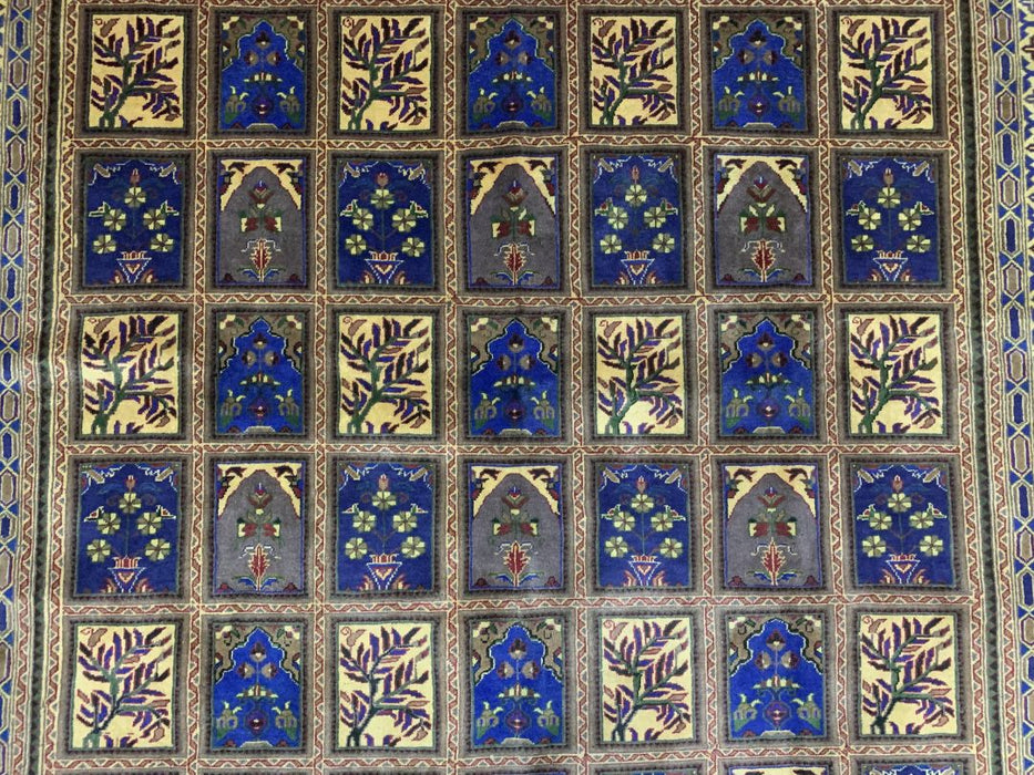 7'x10' Hand-Knotted Four Season Blue/Beige Area Rug – KB Rugs