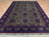 7'x10' Hand-Knotted Tribal Bukhara Multi/Blue Area Rug – KB Rugs
