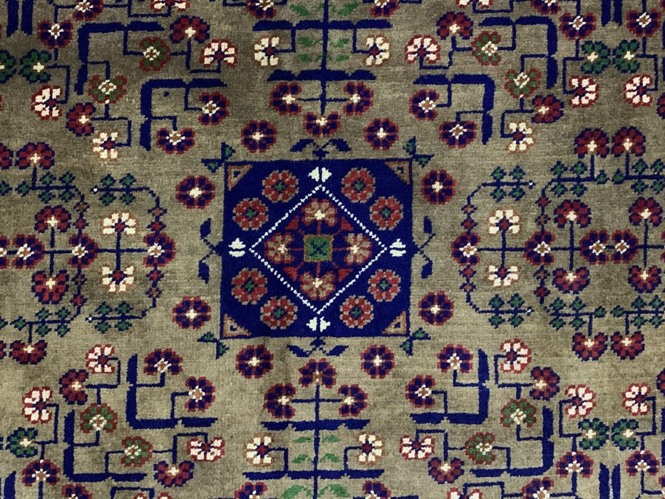 7'x10' Hand-Knotted Tribal Bukhara Multi/Blue Area Rug – KB Rugs