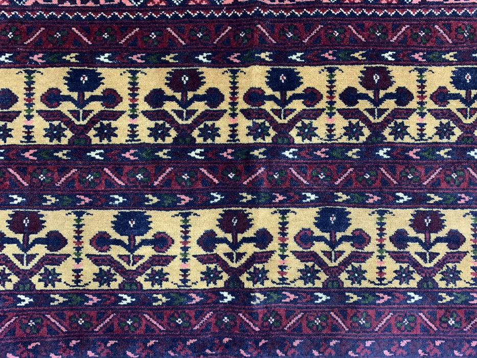 7'x10' Hand-Knotted Tribal Bukhara Multi/Red Area Rug – KB Rugs