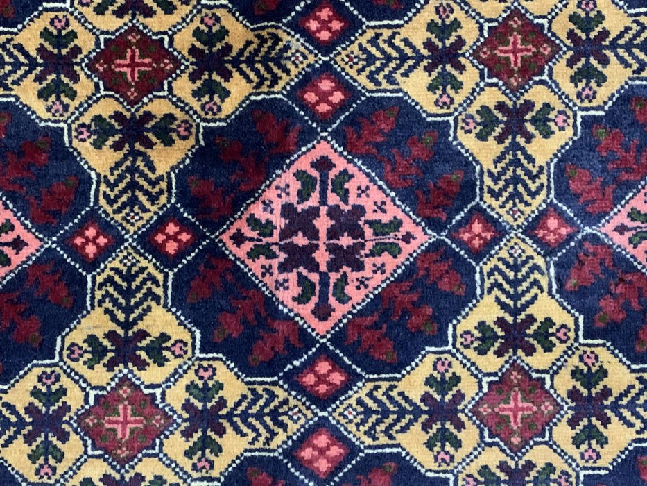 7'x10' Hand-Knotted Tribal Bukhara Multi/Red Area Rug – KB Rugs