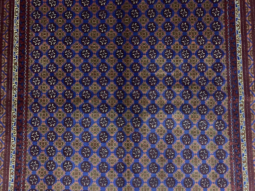 7'x10' Hand-Knotted Tribal Bukhara Blue/Multi Area Rug – KB Rugs