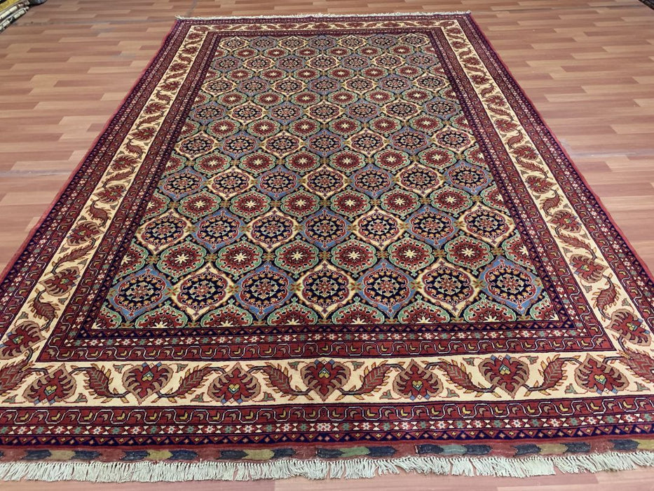7' x 10' Tribal Hand Knotted 100% Wool Area rug