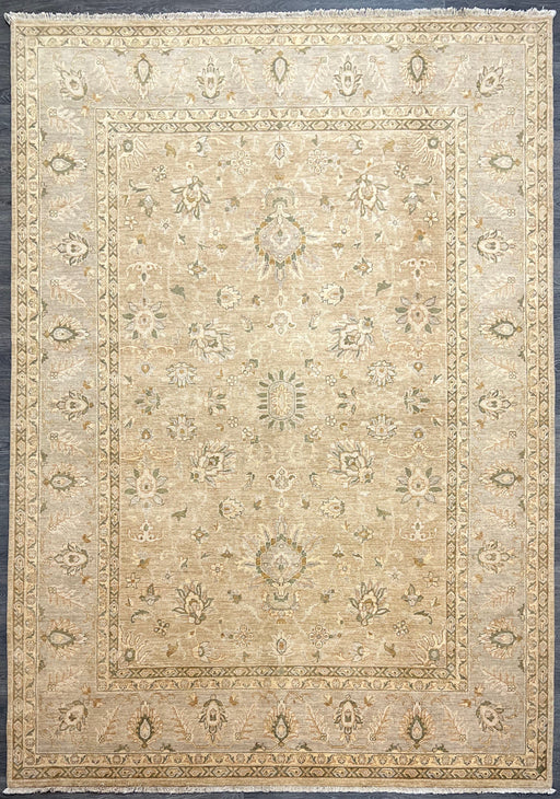 9'x12' Hand-Knotted Chobi Beige/Green Area Rug – KB Rugs