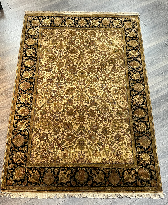 6'x9' Hand-Knotted Herbal Wash Beige/Multi Area Rug – KB Rugs