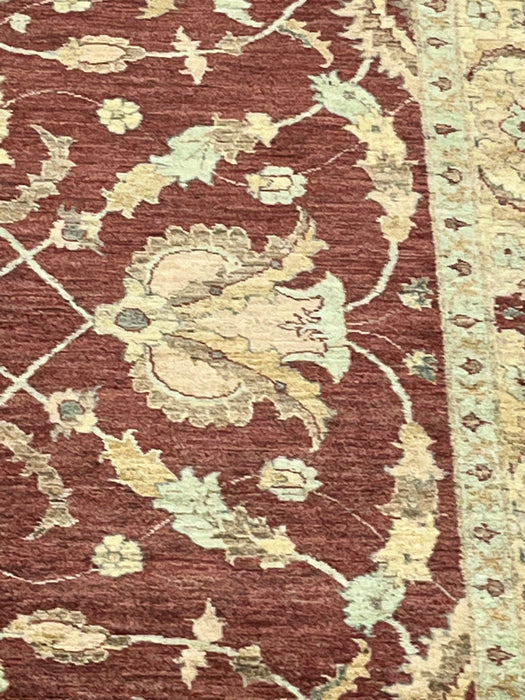 7'x10' Hand-Knotted Chobi Rust/Beige Area Rug – KB Rugs