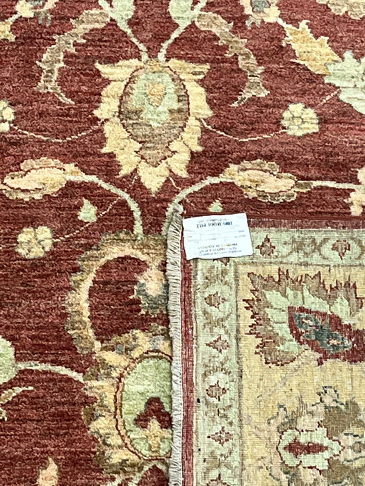 7'x10' Hand-Knotted Chobi Rust/Beige Area Rug – KB Rugs