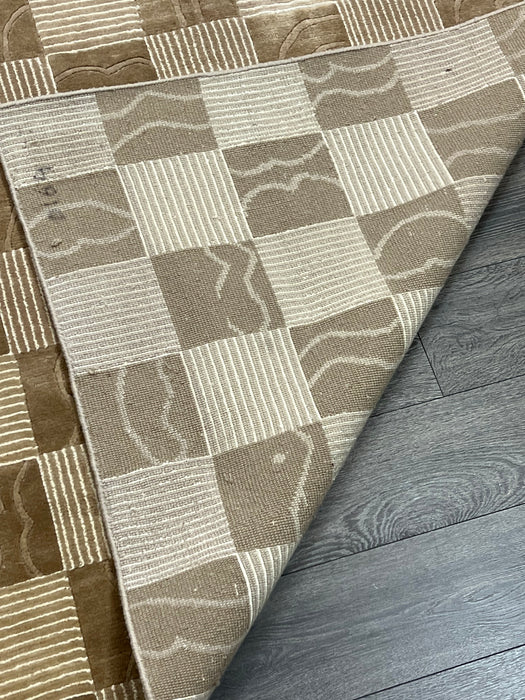 8'x10' Hand-Knotted Nepali Brown/Beige Area Rug – KB Rugs