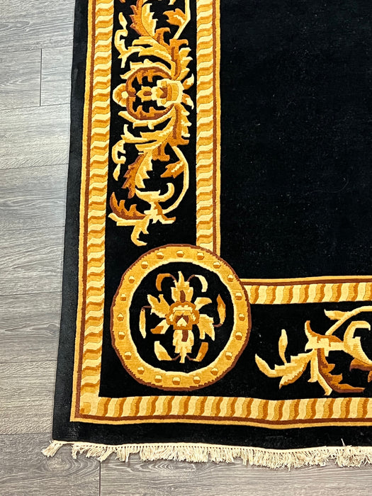 8'X10' Nepali Hand Knotted 100% Wool/Silk Area rug (Versace Design)