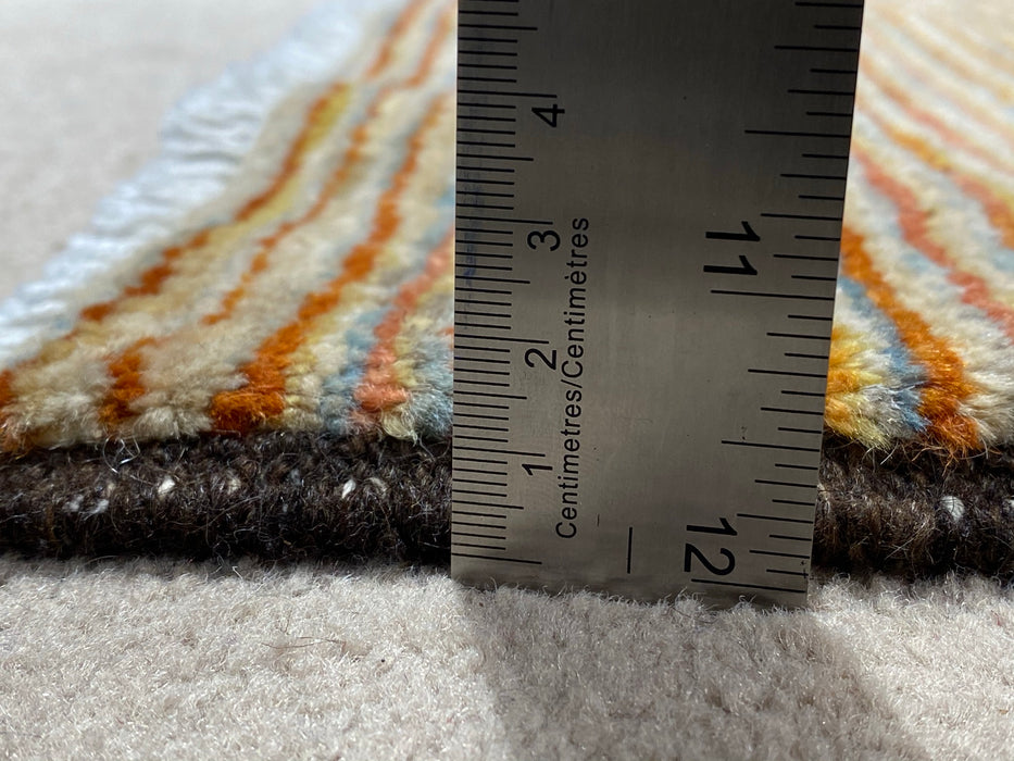 5'x8' Hand-Knotted Gebba Beige/Multi Area Rug – KB Rugs