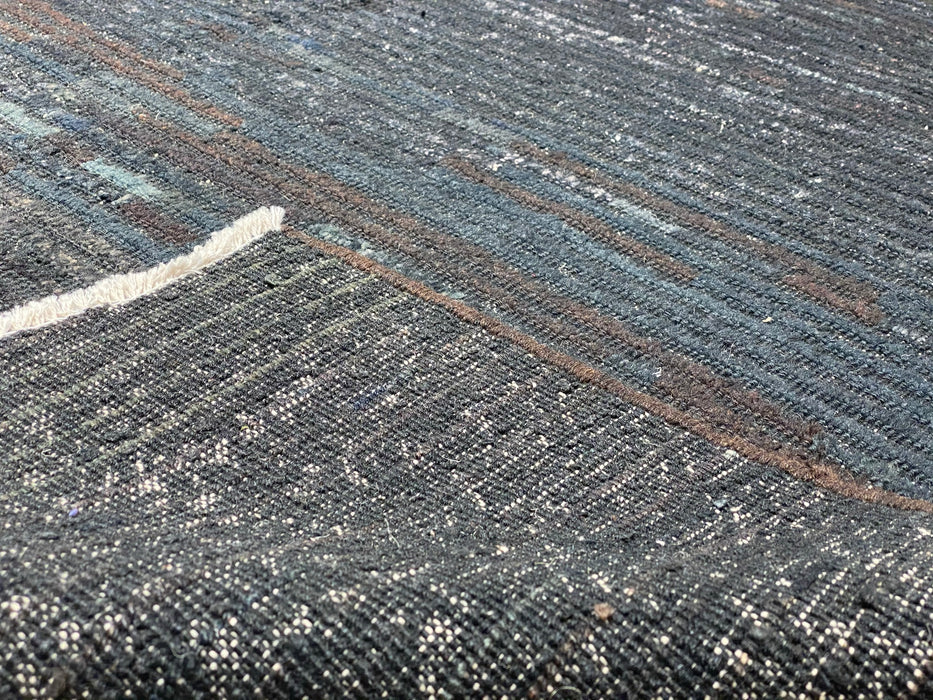 5.1X8.4 Gebba Hand Knotted 100% Wool Area rug (Single Knot Rare)