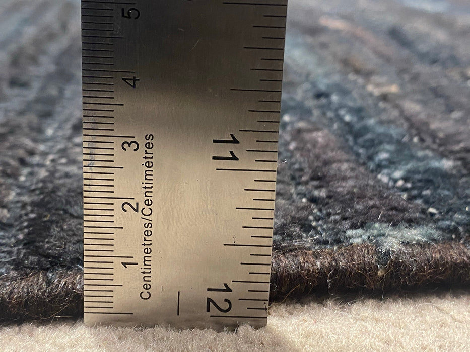 5.1X8.4 Gebba Hand Knotted 100% Wool Area rug (Single Knot Rare)