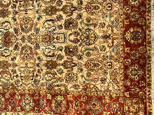 6x9’3 herbal wash 100% wool area rug
