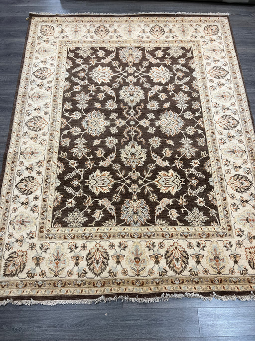 8'x10' Hand-Knotted Chobi Beige/Brown Area Rug – KB Rugs