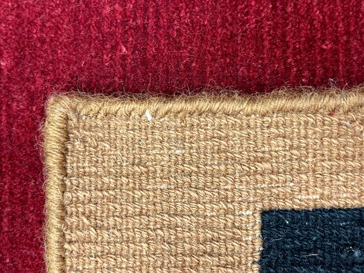 4'X6' Nepali geometrical Wool Area rug