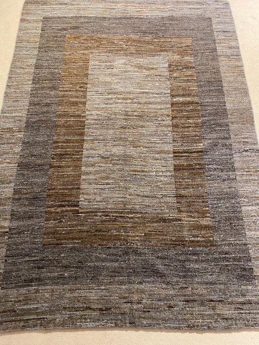 5'7x7'9 Single Knotted Gebba Hand Knotted 100% Wool Area rug