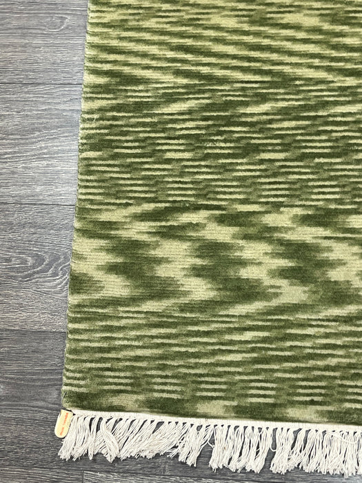 5'x8' Hand-Knotted Nepali Green Area Rug – KB Rugs