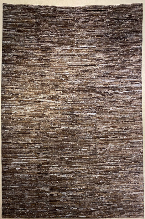 7'10x10'10 Single Knotted Gebba Hand Knotted 100% Wool Area rug