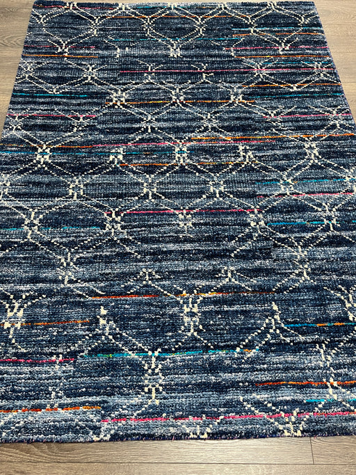 4'x6' Hand-Knotted Nepali Blue/Multi Area Rug – KB Rugs