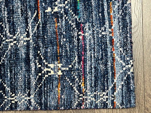 4'x6' Hand-Knotted Nepali Blue/Multi Area Rug – KB Rugs