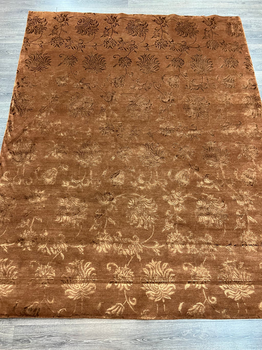 8'x10' Hand-Knotted Nepali Brown Area Rug – KB Rugs
