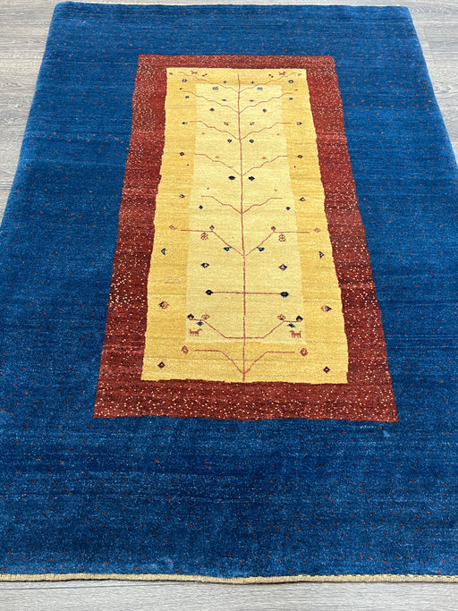4'x6' Hand-Knotted Nepali Blue/Multi Area Rug – KB Rugs