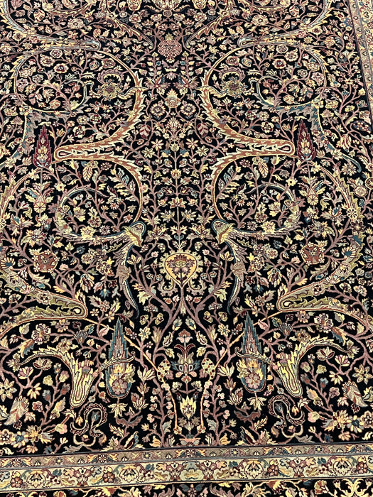 8'x10' Indo-persian Hand Knotted 100% Wool Area rug (Super Fine Knotted)