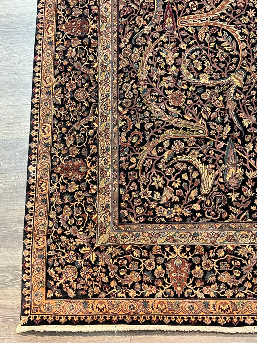 8'x10' Indo-persian Hand Knotted 100% Wool Area rug (Super Fine Knotted)