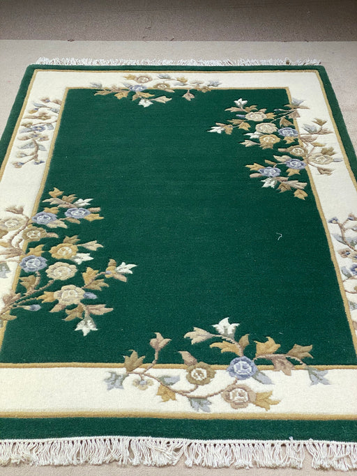 4'x6' Hand-Knotted Persian Multi/Green Area Rug – KB Rugs