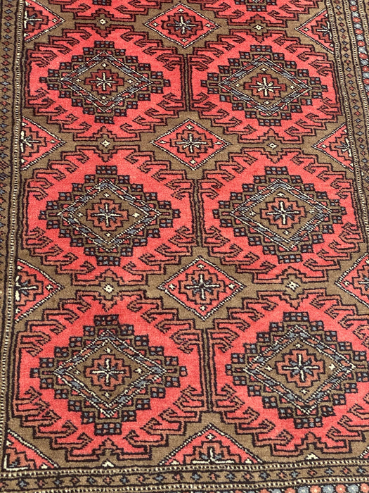 Persian Bukhara ‘4.1X6.0’ Hand knotted area rug