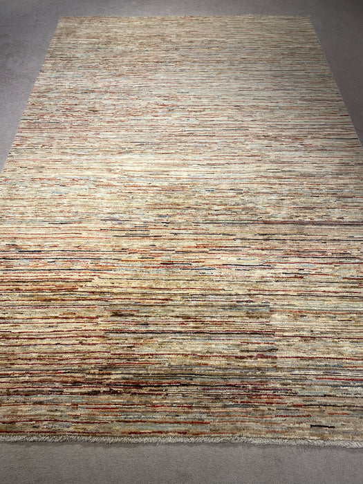7'x10' Hand-Knotted Gebba Beige/Multi Area Rug – KB Rugs