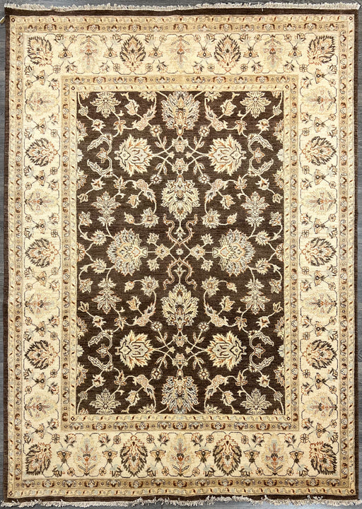 8'x10' Hand-Knotted Chobi Beige/Brown Area Rug – KB Rugs