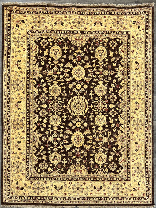 8'x10' Hand-Knotted Chobi Beige/Brown Area Rug – KB Rugs
