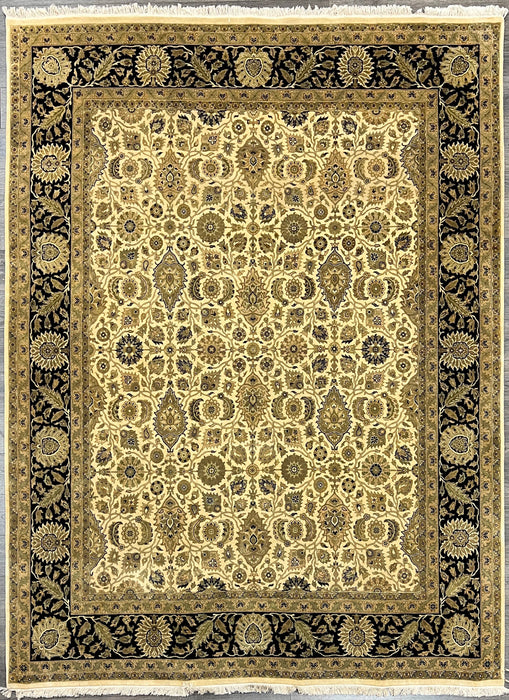 8'x10' Indo-persian Hand Knotted 100% Wool Area rug