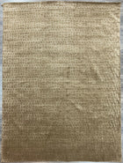 8'X10' Modern Hand-Knotted Nepali Wool Area Rug- Brown