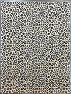 8'X10' Modern Hand-Knotted Nepali Wool Area Rug- Black/Ivory