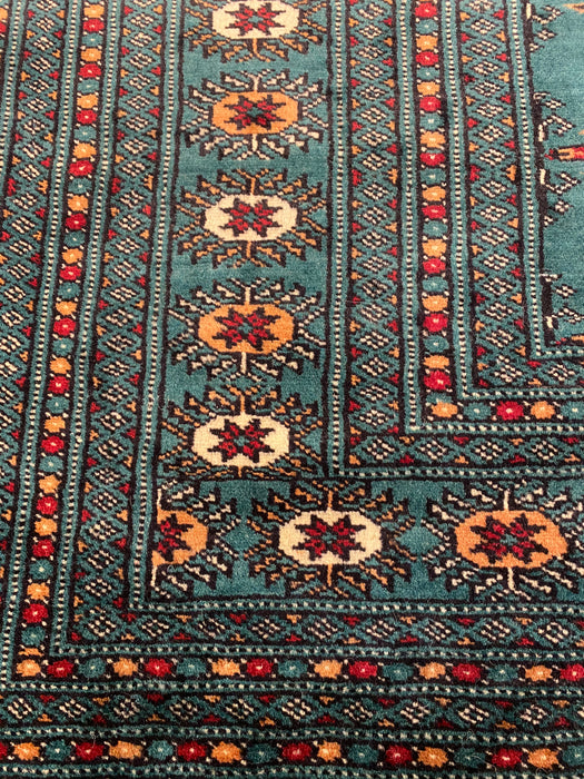 8'0X10’0 Persian Bukhara Hand Knotted 100% Wool Area rug