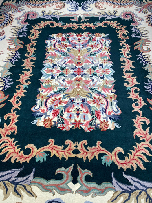 8'0X10’0 Indo-Persian Hand Knotted 100% Wool Area rug