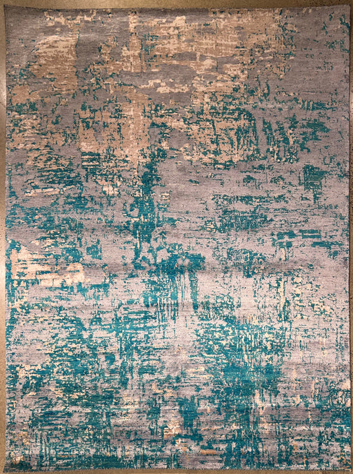 8'x10' Hand-Knotted Nepali Multi/Turquoise Area Rug – KB Rugs