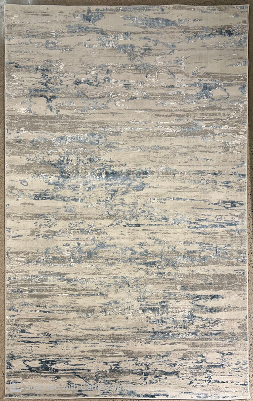 5'x8' Power-Loomed Contemporary Style Grey/Blue Area Rug – KB Rugs