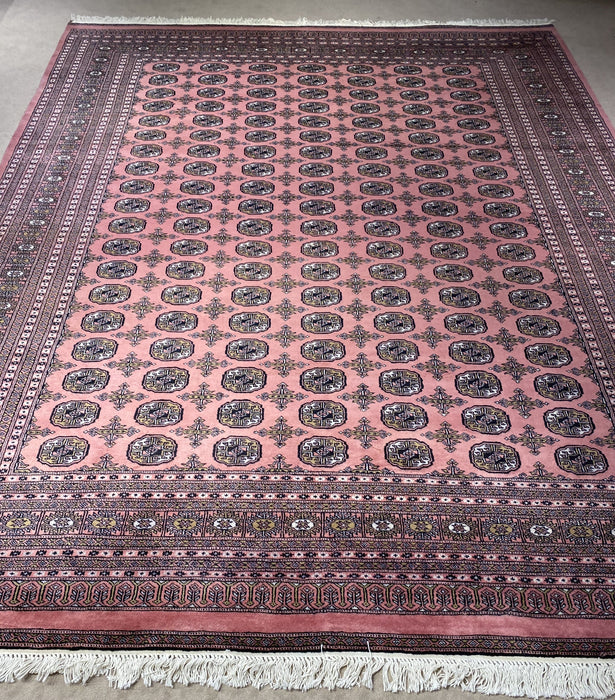9'0X12’0 Persian Bukhara Hand Knotted 100% Wool Area rug