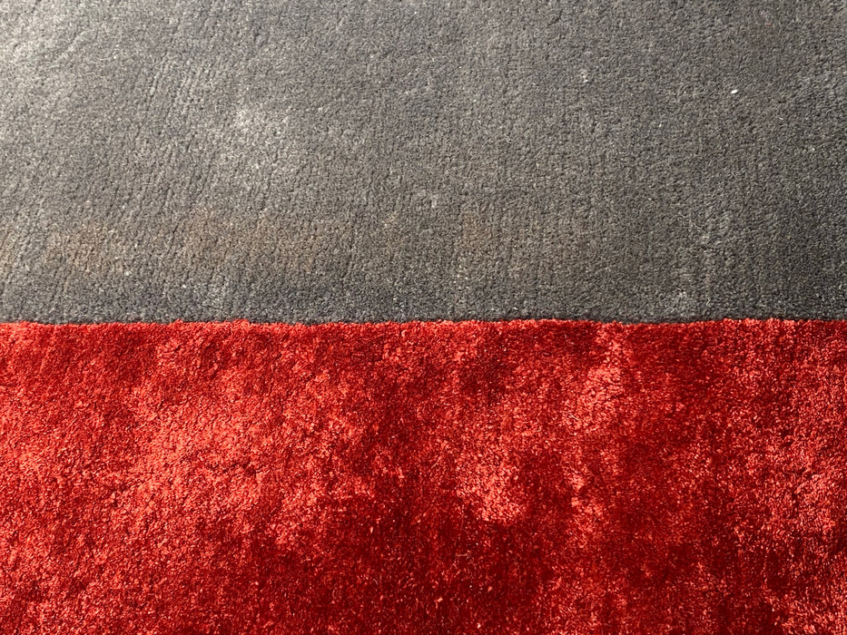 9'x12' Hand-Knotted Nepali Red/Grey Area Rug – KB Rugs